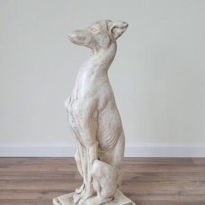Large Greyhound Dog Statue Whippet Sculpture