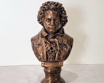 Bust of Beethoven Musician Statue