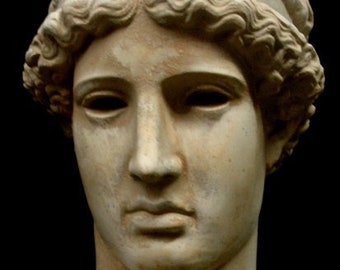 Greek Head of the Lemnia Athena Sculpture Bust
