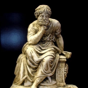 Statue of Seated Socrates Home Decor Sculpture Statue Art