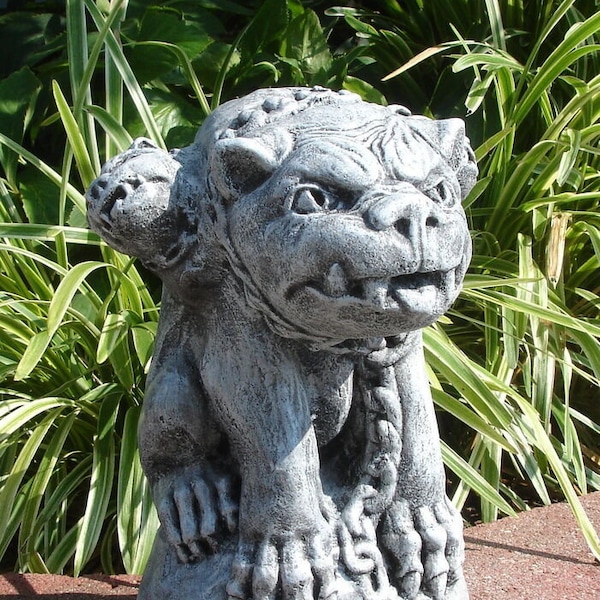Gargoyle Statue Bulldog Etsy
