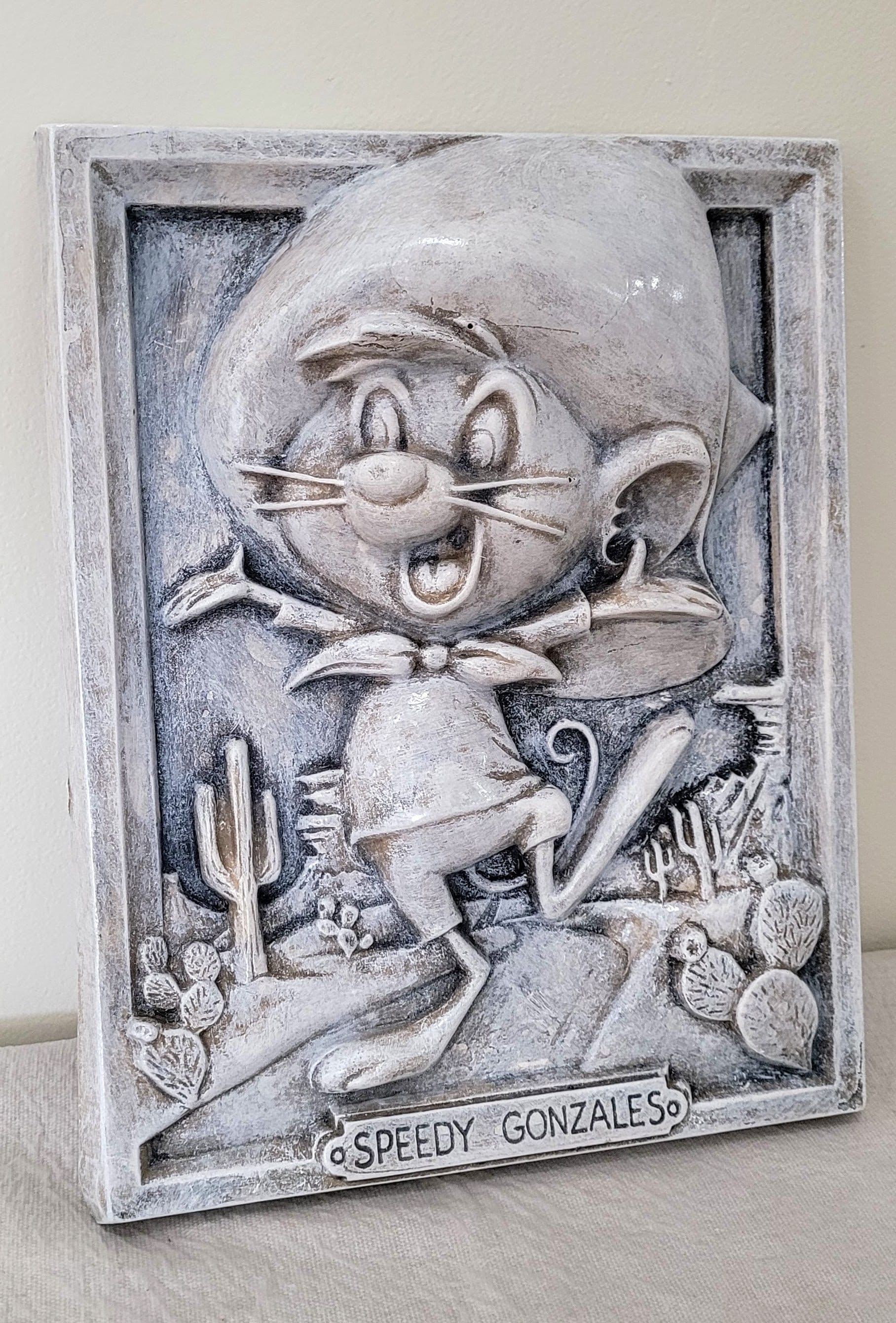 Warner Brothers Speedy Gonzales Vintage Wall Plaque 