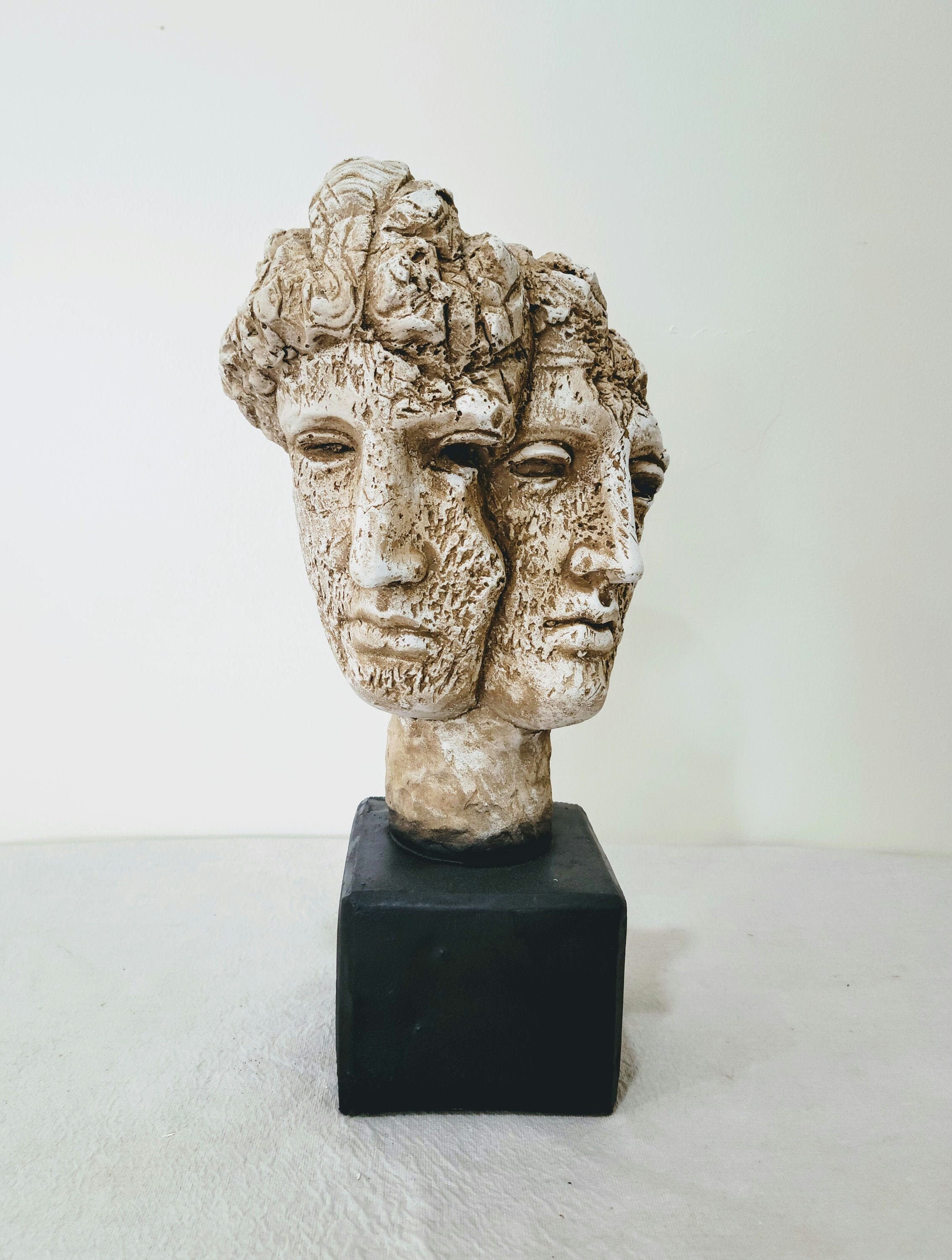 18" Greek Fragment Mask Statue
