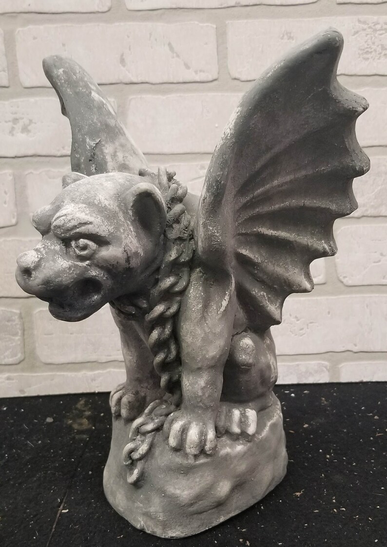 Mythische Flügel Gargoyle Statue Home Garten Kunst