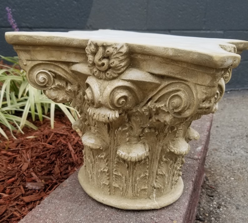 Roman Column Risers Corinthian Greek Roman Column Art Table Top Pedestal Riser Sculpture - Etsy