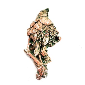Dryad Fairy Nymph Druid Pixie Nature Tree Woman Wall Sculpture