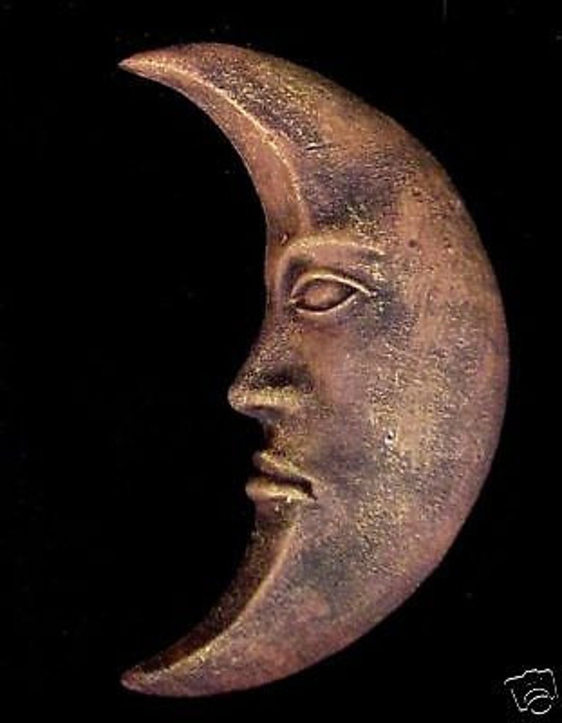 Crescent Moon Celestial Collection Wall Plaque Home Decor Etsy