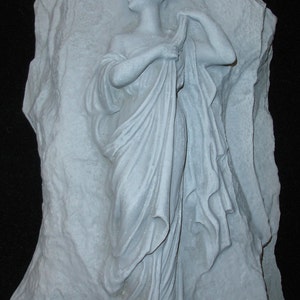 Römisch-griechische griechische Dame Fragment Venus Skulptur Wand Fries 13 hoch Bild 3
