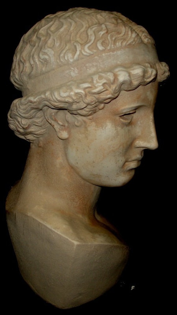 Greek Statue Head Profile