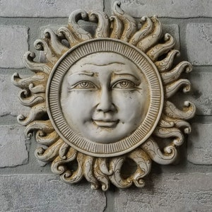 Celestial Sun Wall Plaque Home Decor