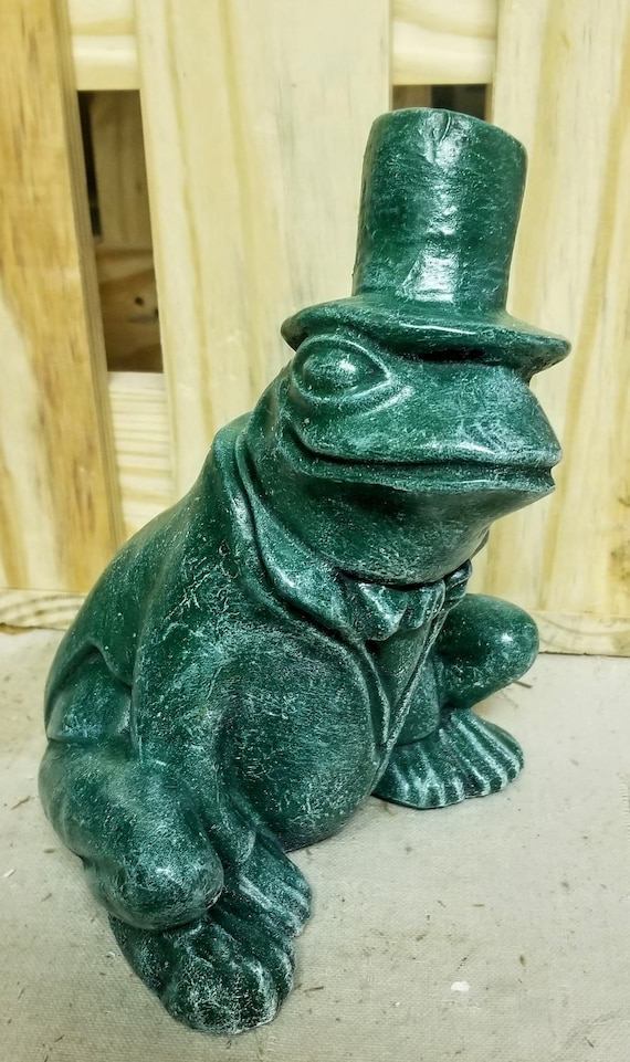 Frog Toad Statue Top Hat Tuxedo Vintage Art Sculpture -  Canada
