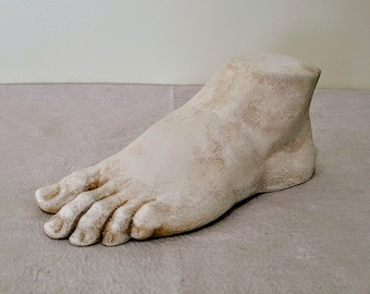 Michelangelo David Foot Sculpture