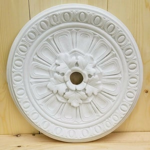 Oak Leaf Ceiling Medallion Antique Reproduction Wall Home Art Decor