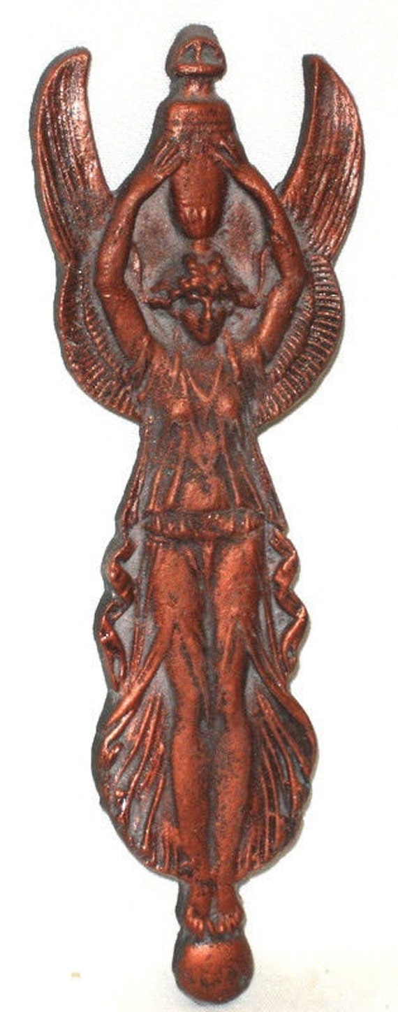 Egyptian Winged Isis Wall Plaque Home Decor Sculpture