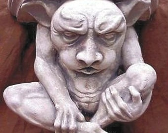 Huge Goblin Gargoyle Shelf Sconce Bracket Wall Decor #15058