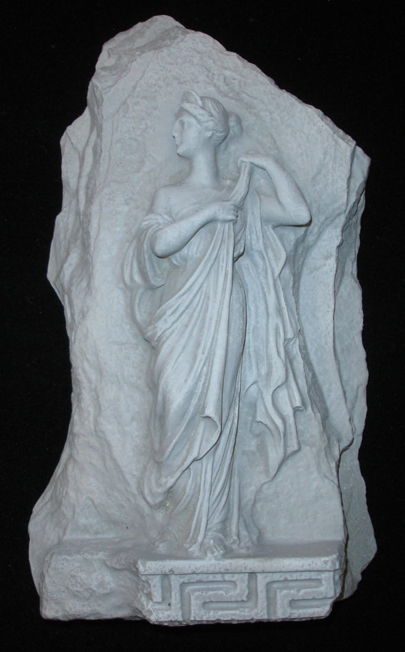 Römisch-griechische griechische Dame Fragment Venus Skulptur Wand Fries 13 hoch Bild 1