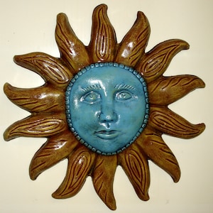20&quot; Sun Face Wall Plaque