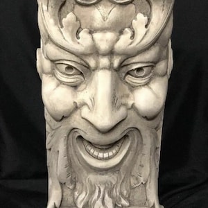 Laughing Head Corbel Vintage Reproduction King Face Head Collection