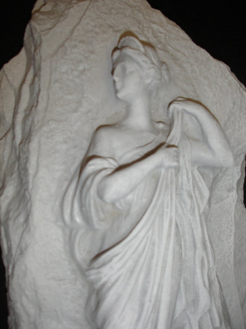 Römisch-griechische griechische Dame Fragment Venus Skulptur Wand Fries 13 hoch Bild 4