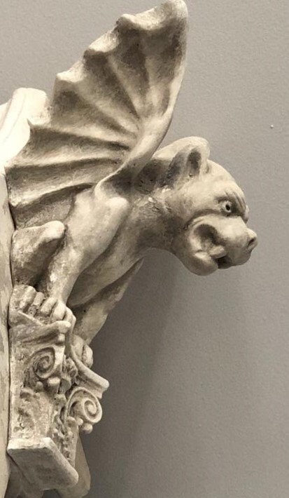Winged Dog Gargoyle Mythical Wall Plaque - Etsy