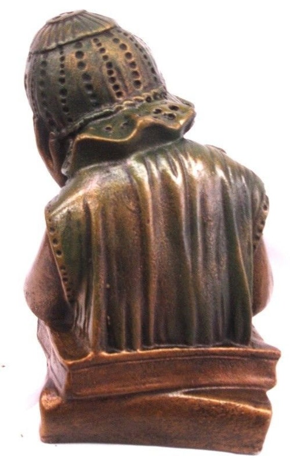 Victorian Girl Reading Book Statue Vintage Sculpture - Etsy