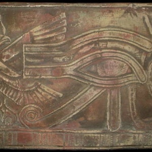 Ancient Egyptian Kings Horus, Ra, Aepep Eye of Ra Wall Reproduction