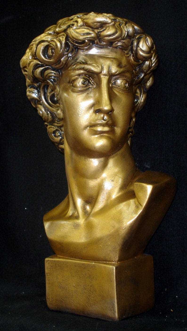 Michelangelo's Bust of David 17 Greek Roman Art | Etsy