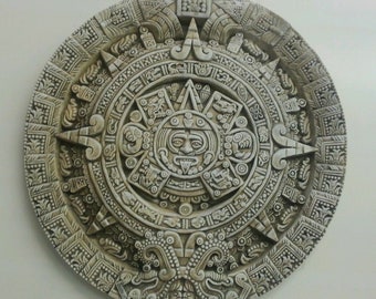 18" Aztec Calendar Wall Plaque