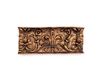 Fleur De Lis Flower French Home Decor Wall Plaque Sculpture AOH Studio