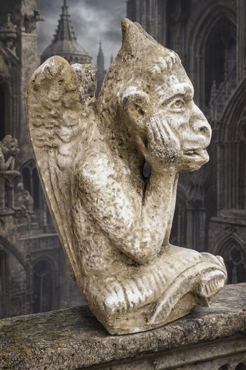 Gargoyle Statue Le Stryge From Notre Dame - Etsy