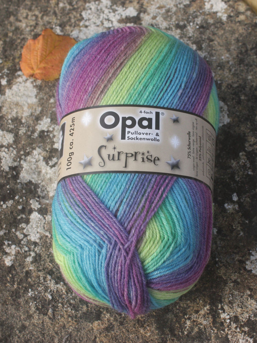 Opal Surprise Rainbow 4 Sock - Etsy