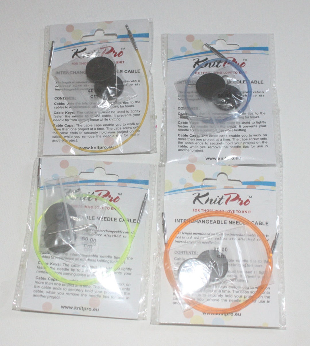 Knit Pro Interchangeable Needle Cables IC Etsy