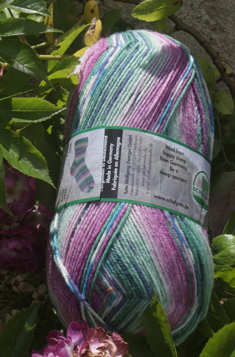 Kate Viridian Schafpate 4 ply Sock Yarn 7955 by Opal image 3