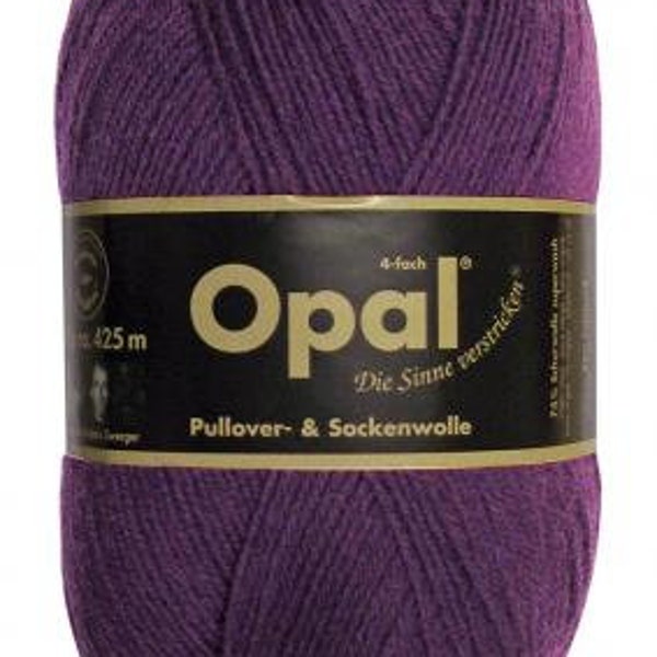 Uni 6 plis Violet 7902 - Fil de chaussette Opale