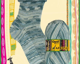 Adventurouse11167  - Africa Collection- SUPERWASH - 4 ply Sock Yarn - by Opal