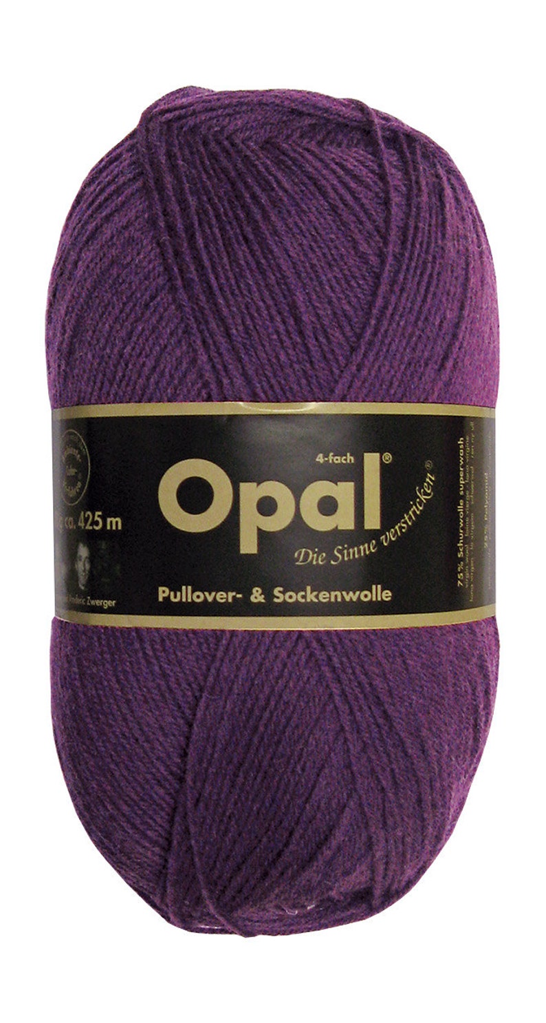 Opal Uni Violet 3072 4 ply Sock Yarn image 1