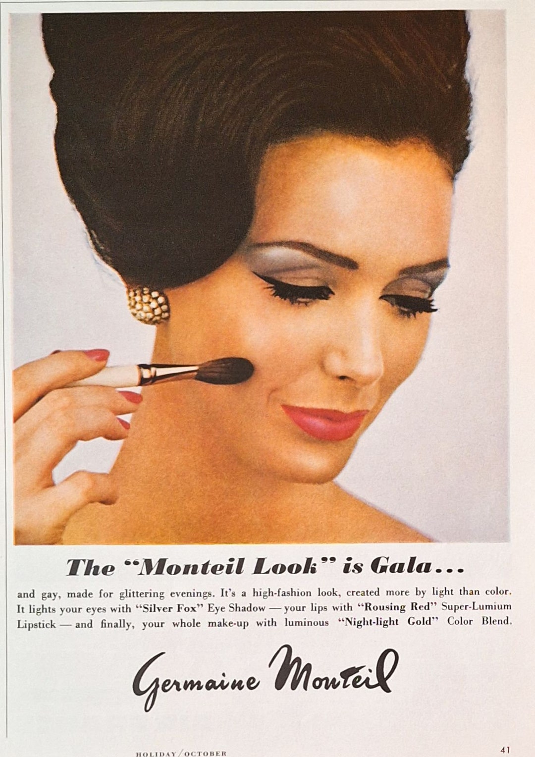 Ten Vintage Ads Perfume and Cosmetics Beauty Aids 1950s and 1960s for