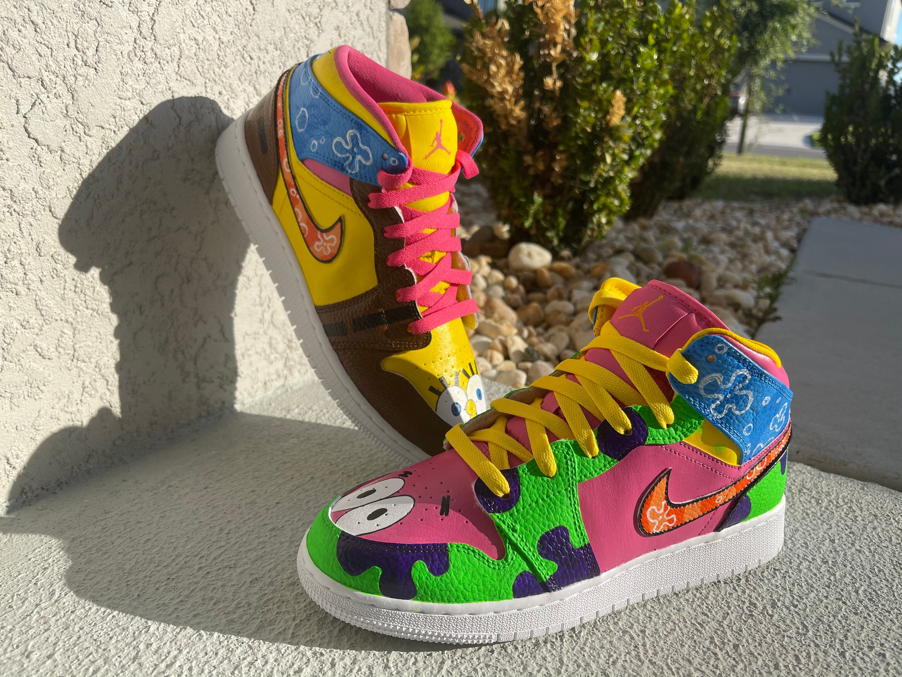 sponge bob air jordans
