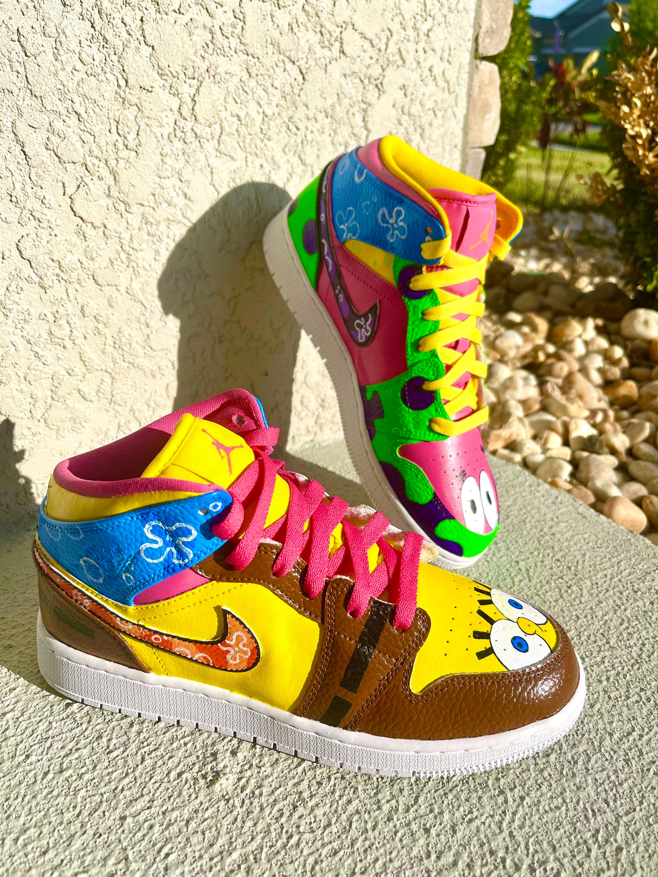 sponge bob air jordans