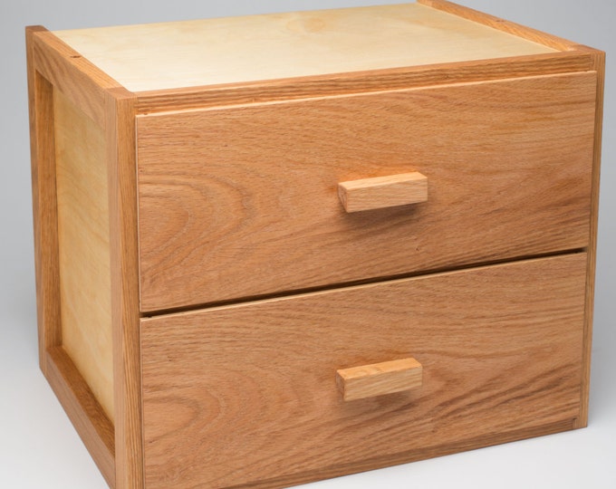 RackIt CD-180 - OAK - a new version of Per Madsen's original with oak veneer drawer fronts