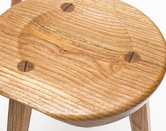 Oak Hearth Stool