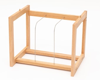 Reserve for JS:  Four Record Racks and Two Tops - Red Oak