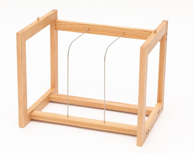 Reserve for JS:  Four Record Racks and Two Tops - Red Oak