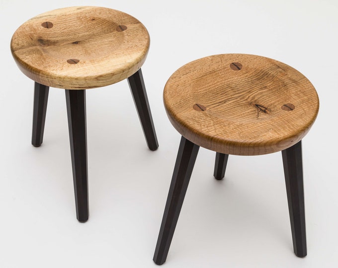 Hearth Stool Matched Set - Oak