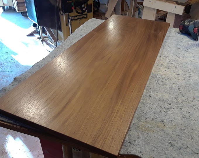 Reserve Listing: Double-wide Walnut Tabletop Unit for CC