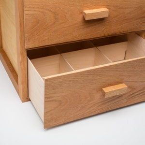 RackIt CD-180 OAK a new version of Per Madsen's original with oak veneer drawer fronts image 3