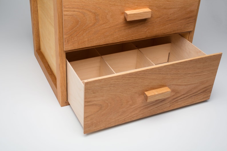 RackIt CD-180 OAK a new version of Per Madsen's original with oak veneer drawer fronts image 3