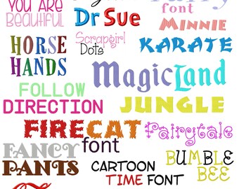 NEW Amazing Special 50 MORE Of My Best Machine Embroidery Font Sets for the Crazy Low Price of 9.99 in PES