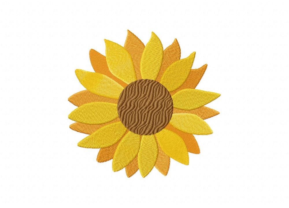 Machine embroidery designs sunflower pes vp3  more formats  etsy Machine embroidery designs sunflower pes vp3  more formats  etsy