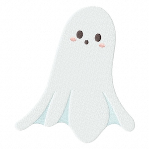 Boo Ghost Embroidery Design, Brother PES DST & All Popular Formats, Instant Download